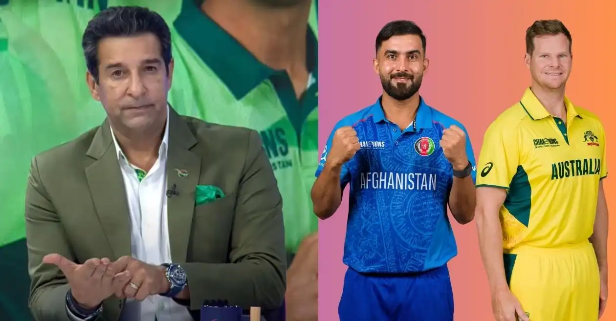 Wasim Akram predicts the winner of Afghanistan vs Australia match in Champions Trophy 2025