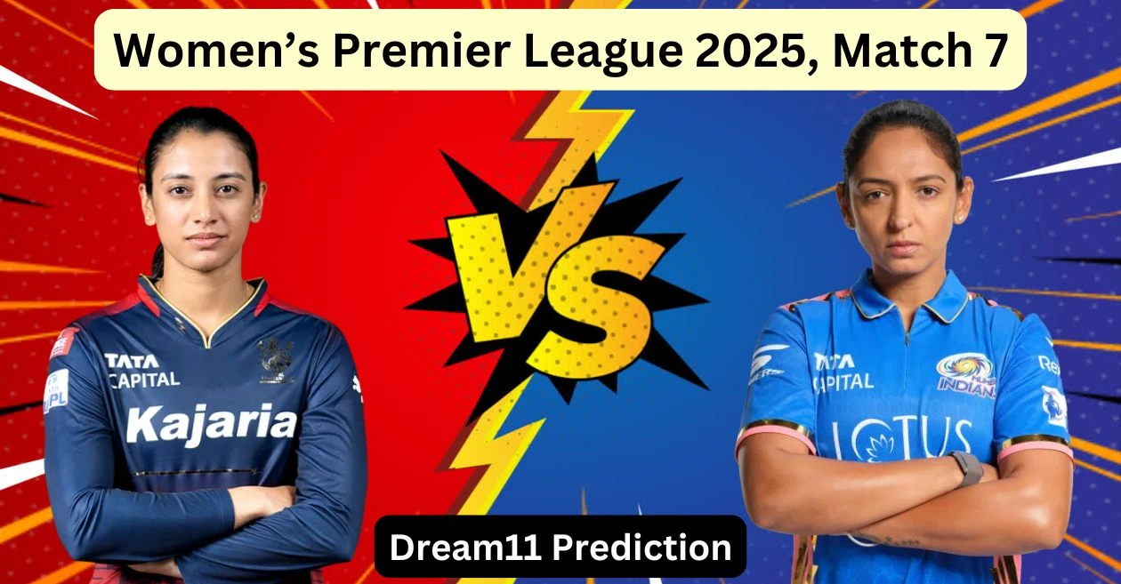 BLR-W vs MUM-W, Women’s Premier League 2025: Match Prediction, Dream11 Team, Fantasy Tips and Pitch Report | Royal Challengers Bengaluru vs Mumbai Indians