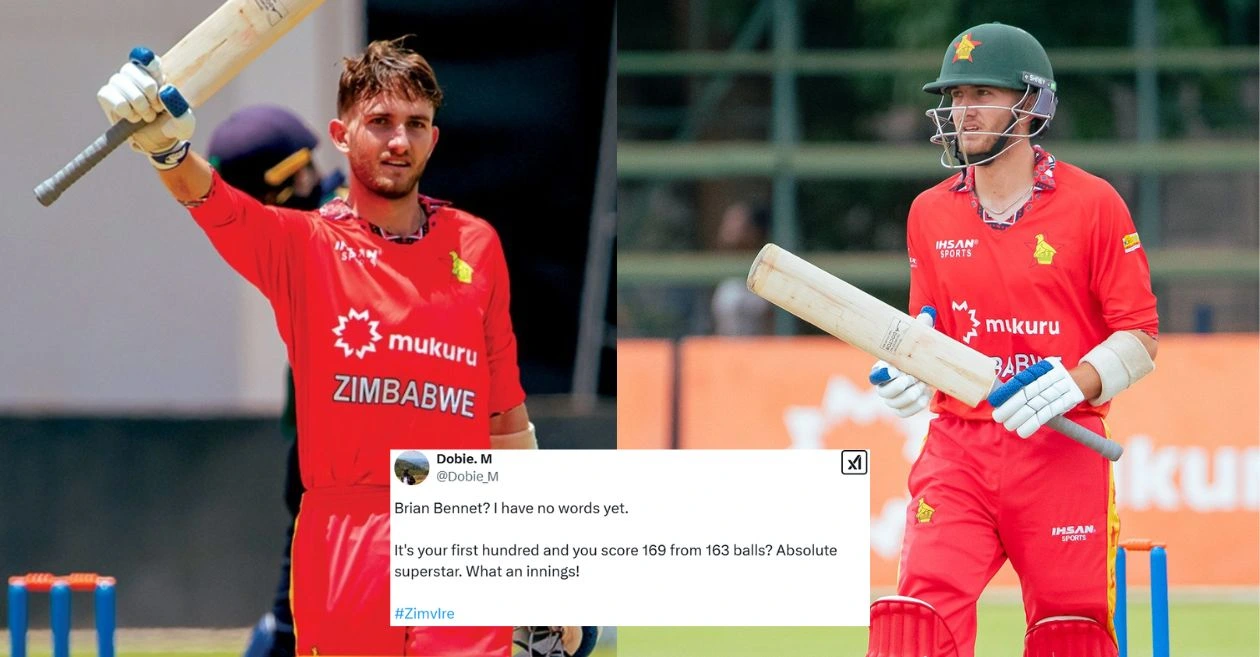 Fans react as Brian Benett’s masterclass paves the way for Zimbabwe’s dominance over Ireland in the 1st ODI