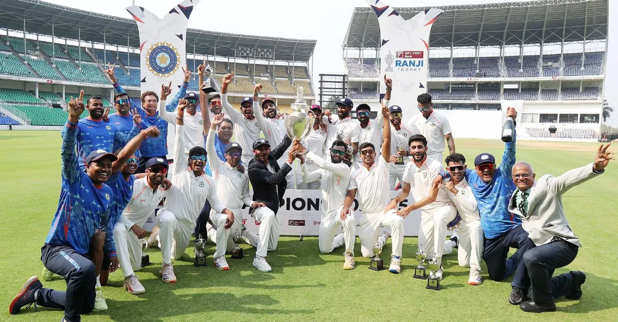 Ranji Trophy 2025 winners’ prize money rivals Champions Trophy 2025 semifinalists: A deep dive into Vidarbha’s victory reward and player salaries