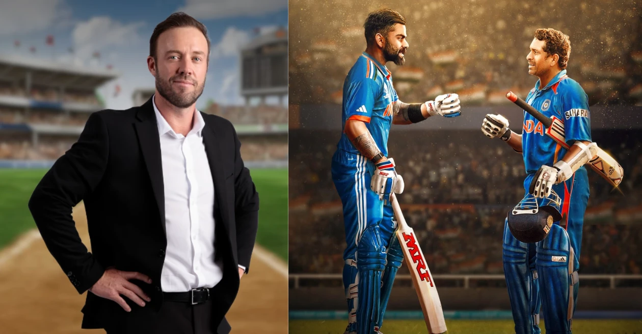 AB de Villiers picks his top 5 batters of all time ft. Sachin Tendulkar and Virat Kohli