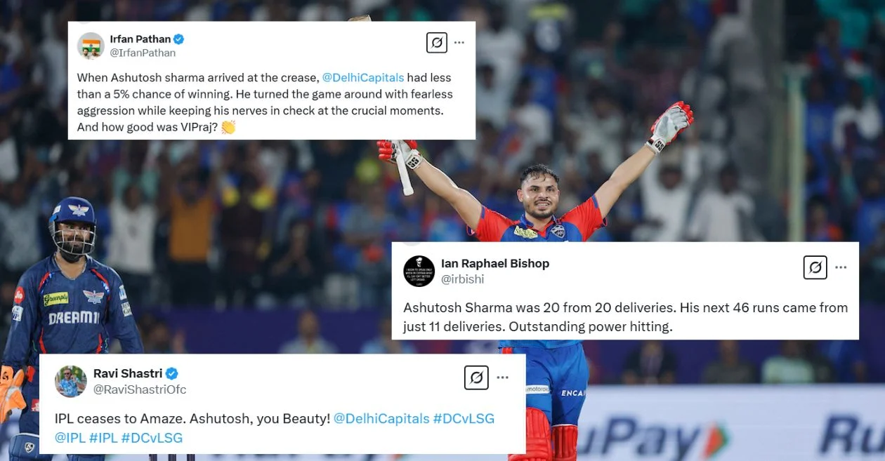 IPL 2025: Fans go wild as Ashutosh Sharma’s heroics stun Lucknow Super Giants in a last-over thriller against Delhi Capitals