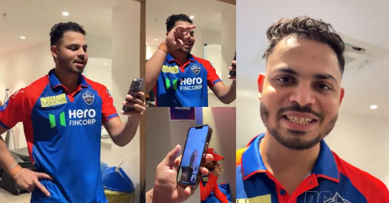 WATCH: Ashutosh Sharma celebrates match-winning knock with mentor Shikhar Dhawan post DC vs LSG match in IPL 2025