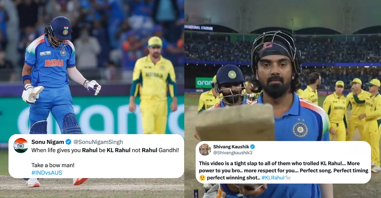 Fans hail KL Rahul for his gritty knock against Australia in Champions Trophy 2025 semifinal