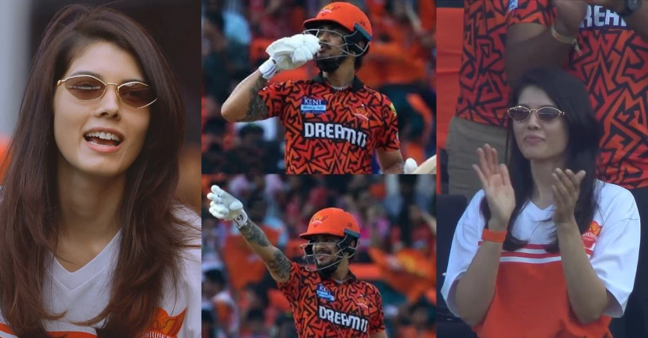 Fans speculate Ishan Kishan’s flying kiss for Kavya Maran after completing his century during SRH vs RR 2025 IPL clash