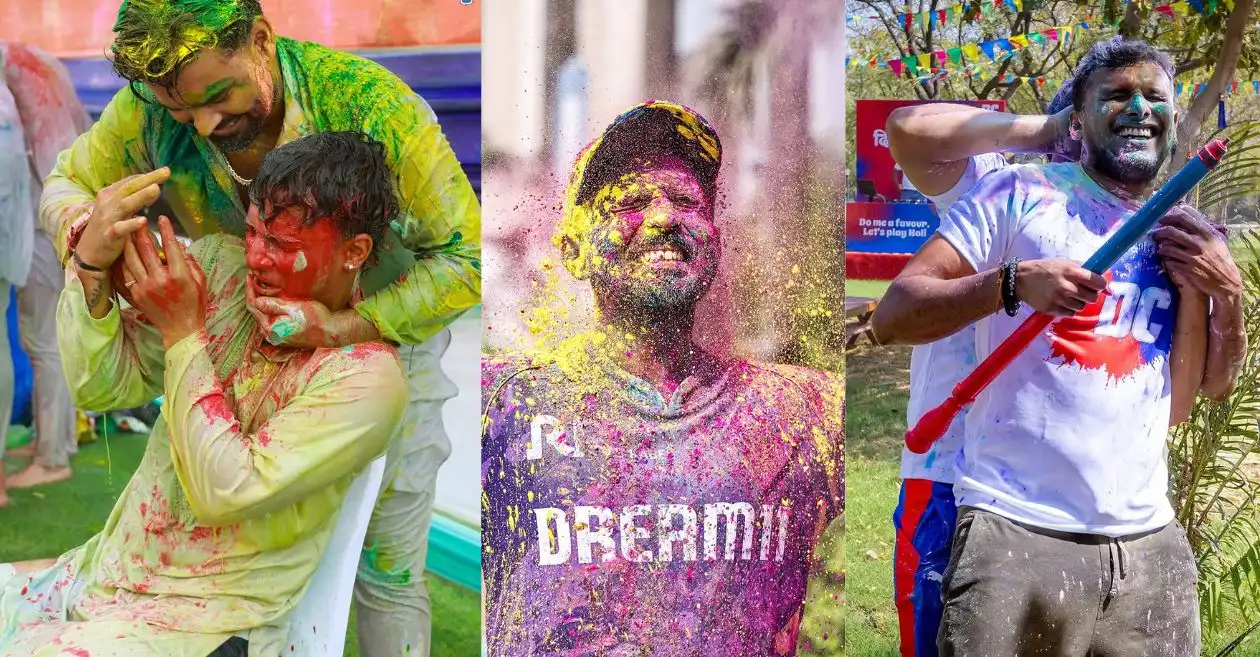 In pics: From Rishabh Pant to Ajinkya Rahane – IPL teams celebrate Holi with vibrant festivities ahead of 2025 season