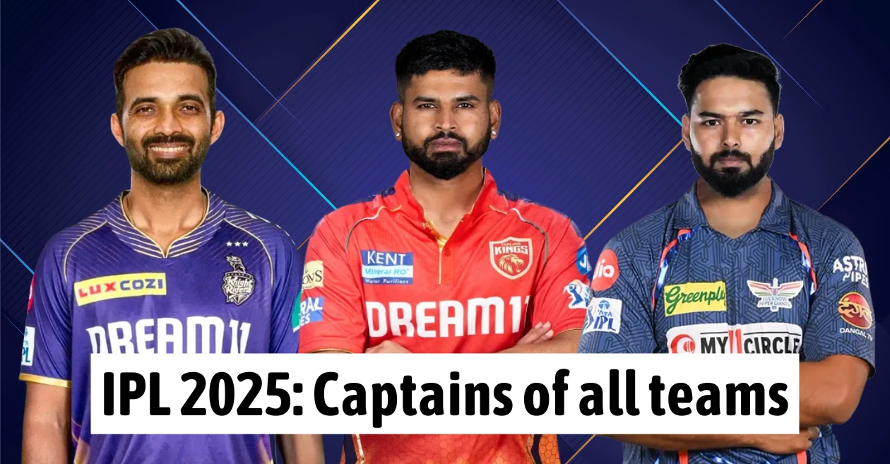 IPL 2025: Here are the captains of all 10 teams