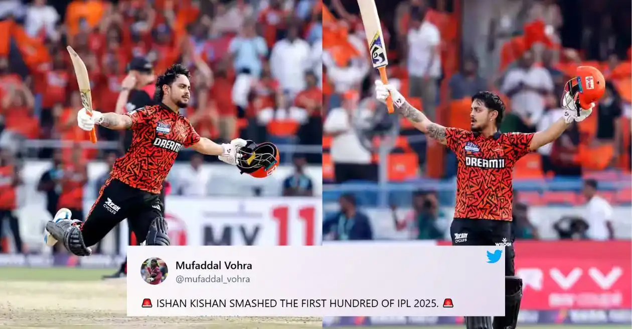 Fans go wild as Ishan Kishan hits first century of IPL 2025 in SRH vs RR clash