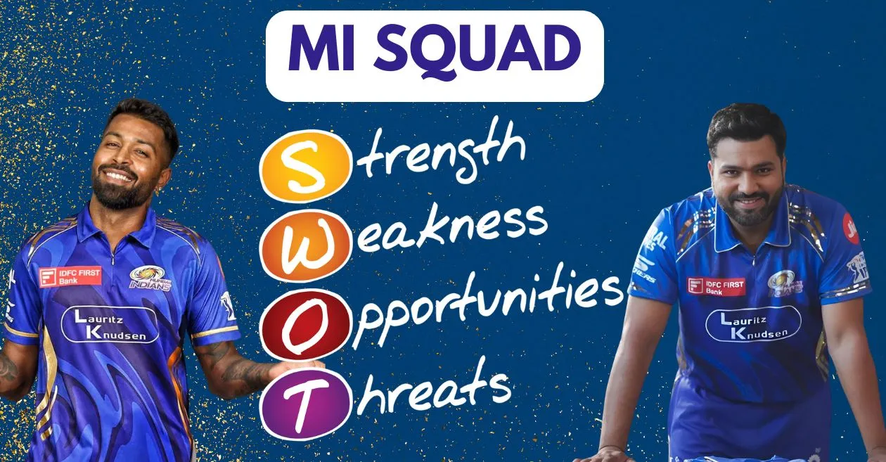 Mumbai Indians (SWOT) analysis for IPL 2025