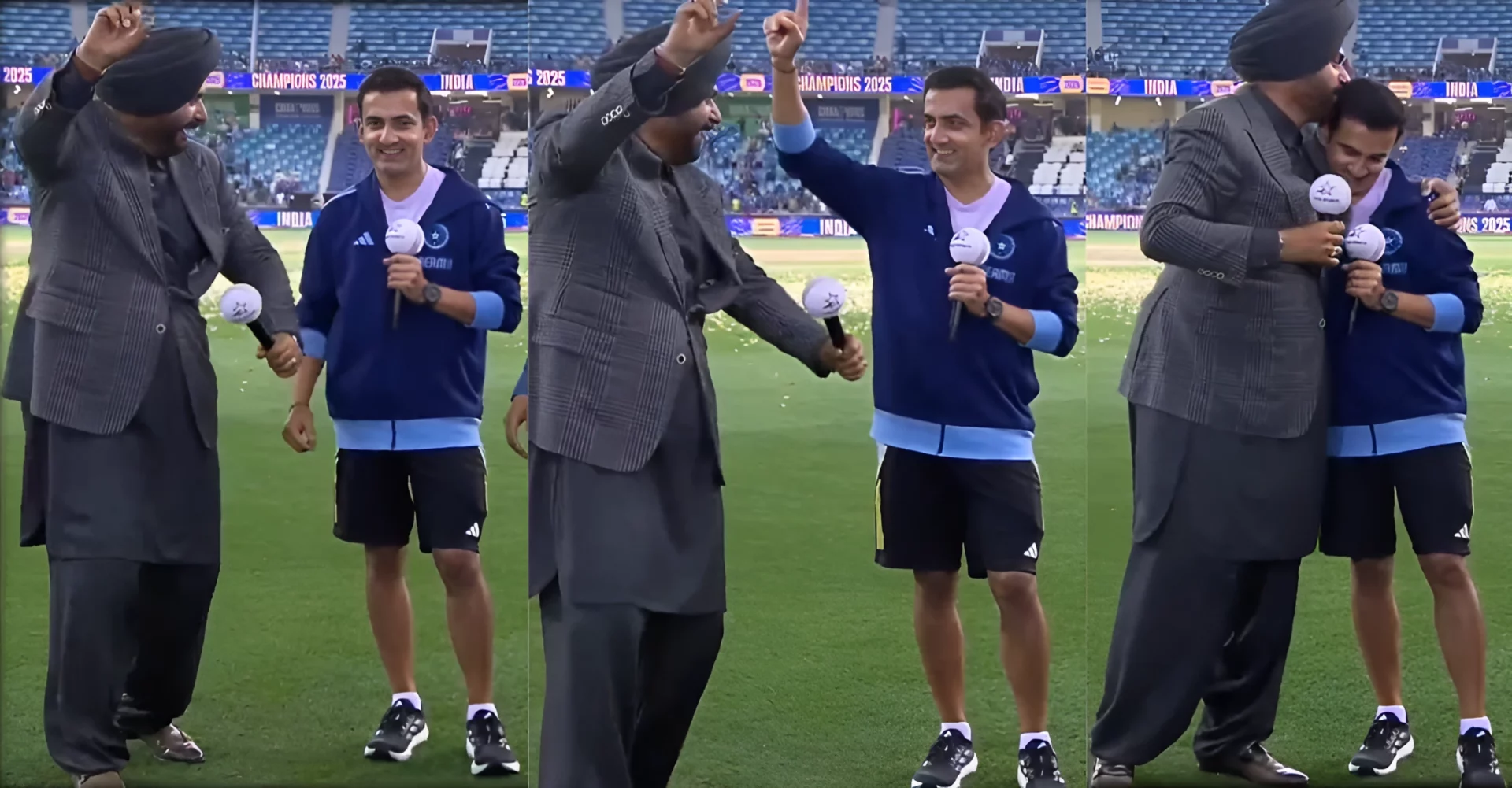 WATCH: Navjot Singh Sidhu and Gautam Gambhir perform ‘bhangra’ to express their joy after India’s Champions Trophy 2025 triumph