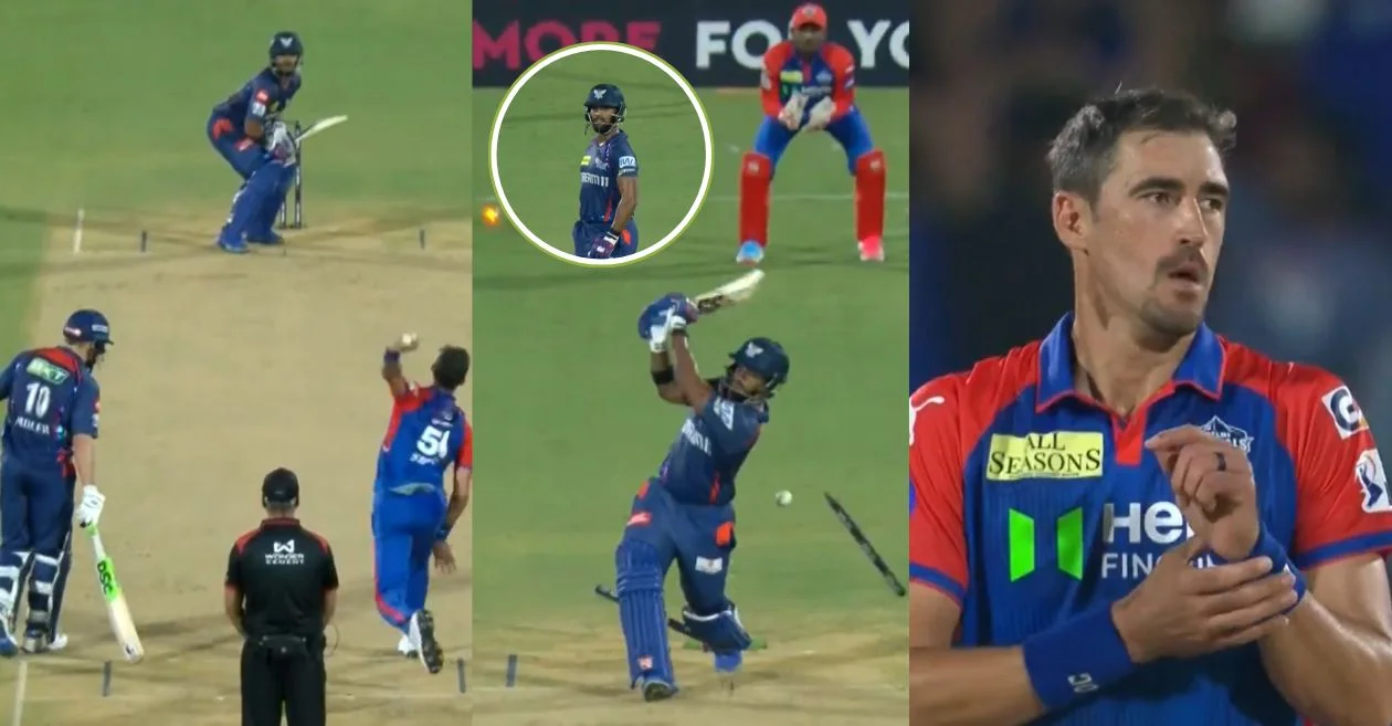 IPL 2025 [WATCH]: Mitchell Starc bowls an absolute ripper to knock Nicholas Pooran’s stumps over | DC vs LSG