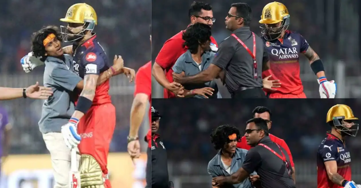 IPL 2025: Eden Gardens pitch invader shares Virat Kohli’s reaction after emotional hug during KKR vs RCB clash