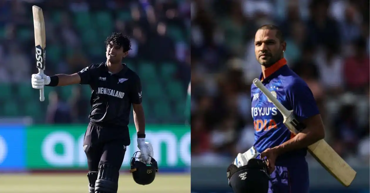 SA vs NZ: Rachin Ravindra shatters Shikhar Dhawan’s long-standing record in ICC ODI Tournaments