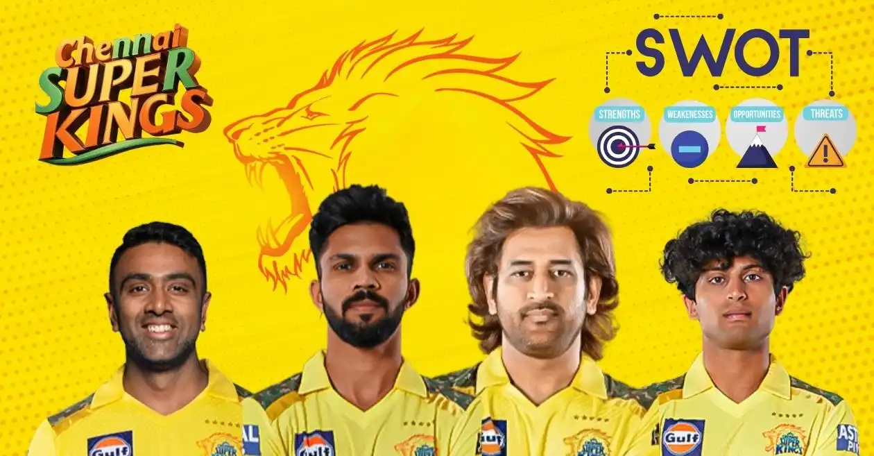 Chennai Super Kings (SWOT) analysis for IPL 2025