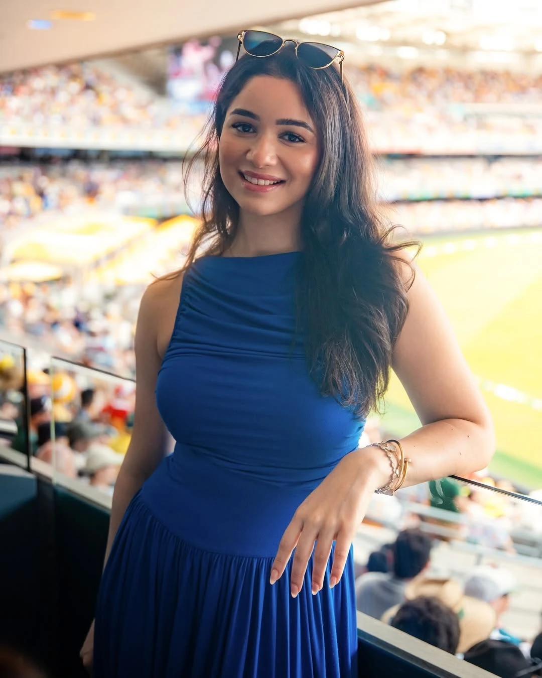 Sara Tendulkar at the Gabba 