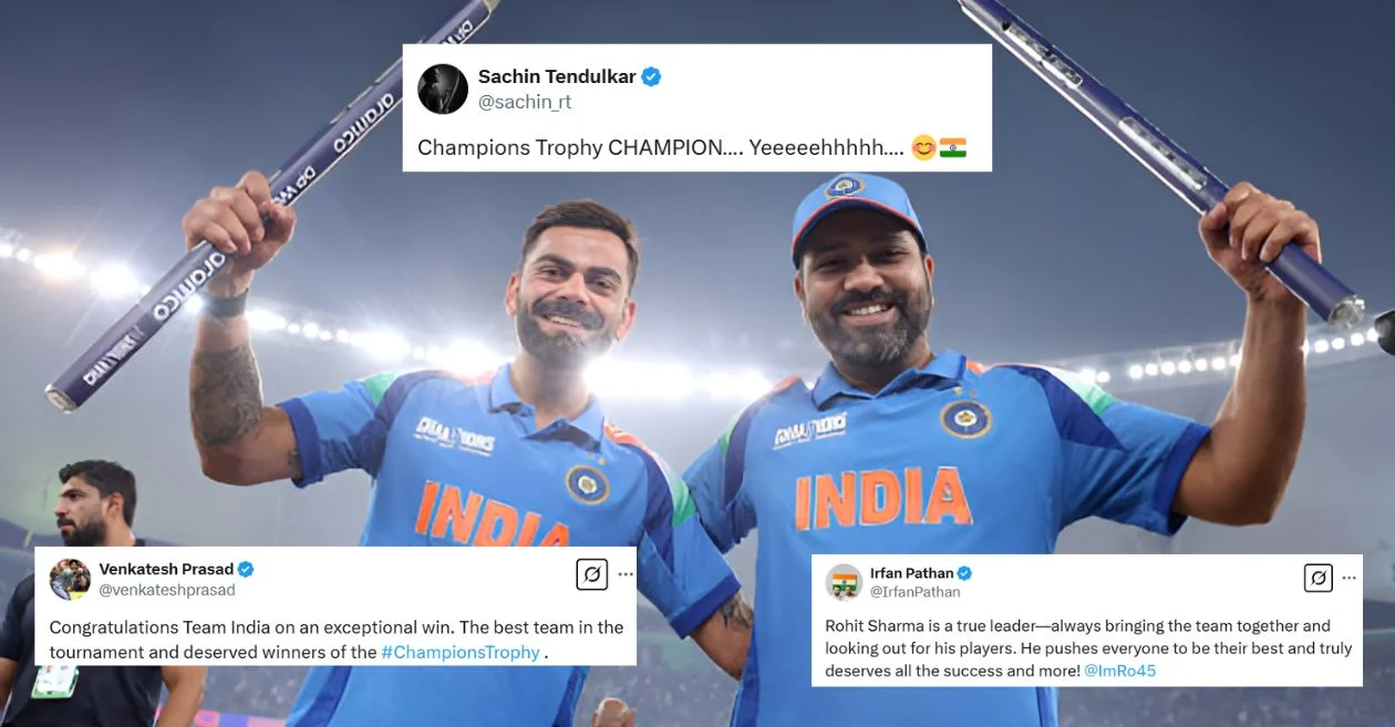 Fans and experts go wild as Rohit Sharma’s masterclass seals India’s Champions Trophy 2025 title win against New Zealand