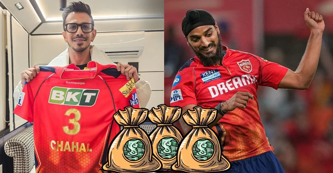 Salary of Punjab Kings (PBKS) players for IPL 2025; check out how much Yuzvendra Chahal and Arshdeep Singh earn