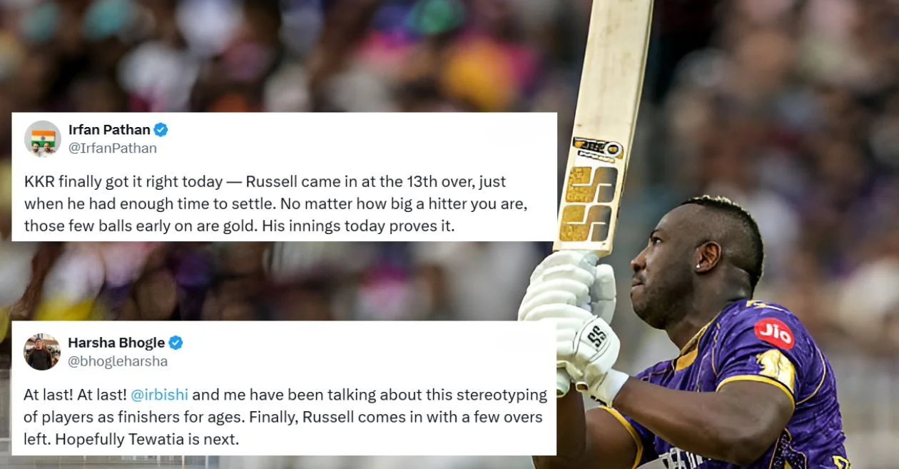 IPL 2025: Fans go wild as Andre Russell lights up Eden Gardens with a milestone-laden knock during KKR vs RR game