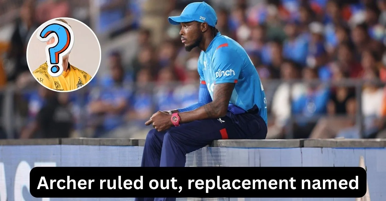 England pacer Jofra Archer ruled out of the ODI series against West Indies, replacement named