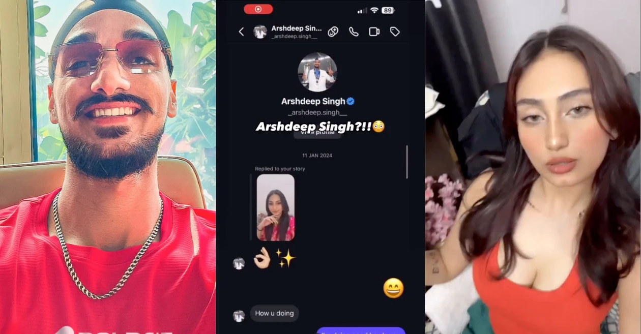 Arshdeep Singh’s private chat with a beautiful girl leaked online