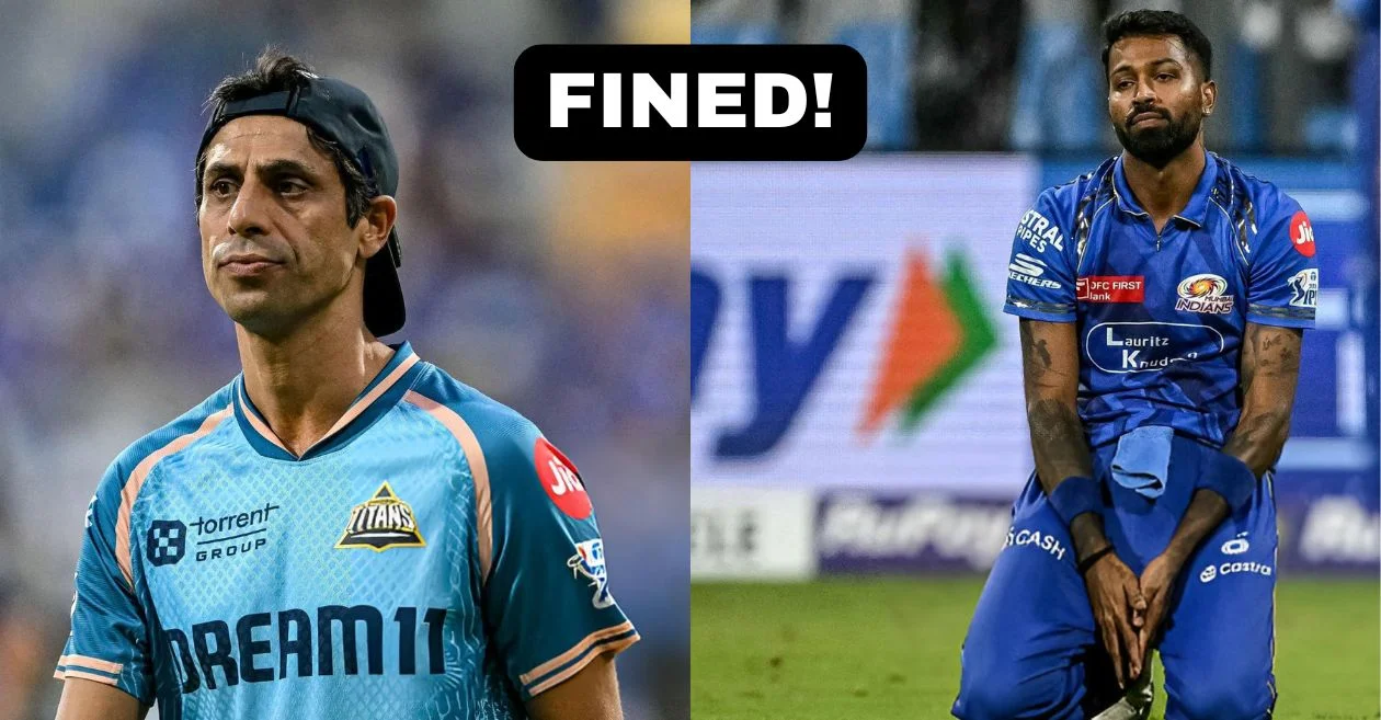 IPL 2025: Here’s why BCCI fined Ashish Nehra and Hardik Pandya after the MI vs GT clash at Wankhede
