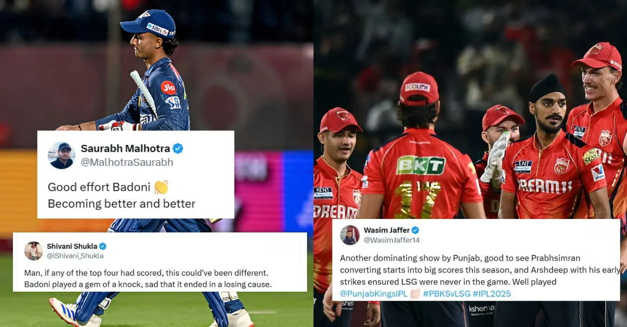 IPL 2025: Netizens react as Ayush Badoni shines but Lucknow Super Giants crumble to 37-run defeat against Punjab Kings
