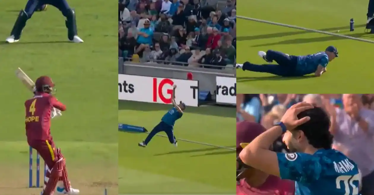 WATCH: Brydon Carse removes Shai Hope with a gravity-defying catch in first ODI – ENG vs WI