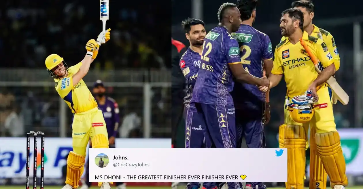 Fans erupt as Dewald Brevis and MS Dhoni lead CSK’s thrilling win over KKR in IPL 2025