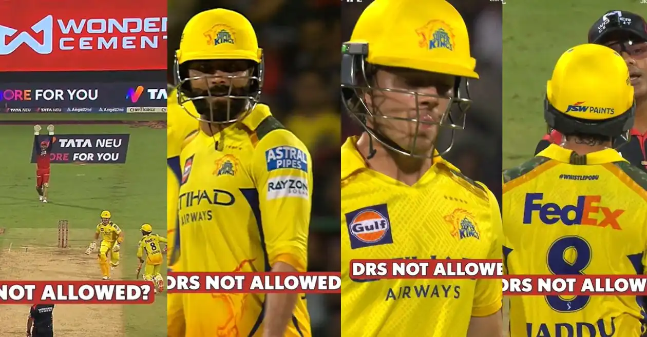 WATCH: Dewald Brevis’ controversial dismissal sparks uproar as DRS denied in RCB vs CSK IPL 2025 match