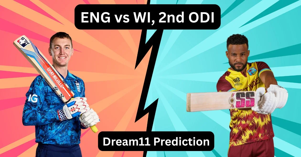 ENG vs WI 2025, 2nd ODI: Match Prediction, Dream11 Team, Fantasy Tips and Pitch Report | England vs West Indies