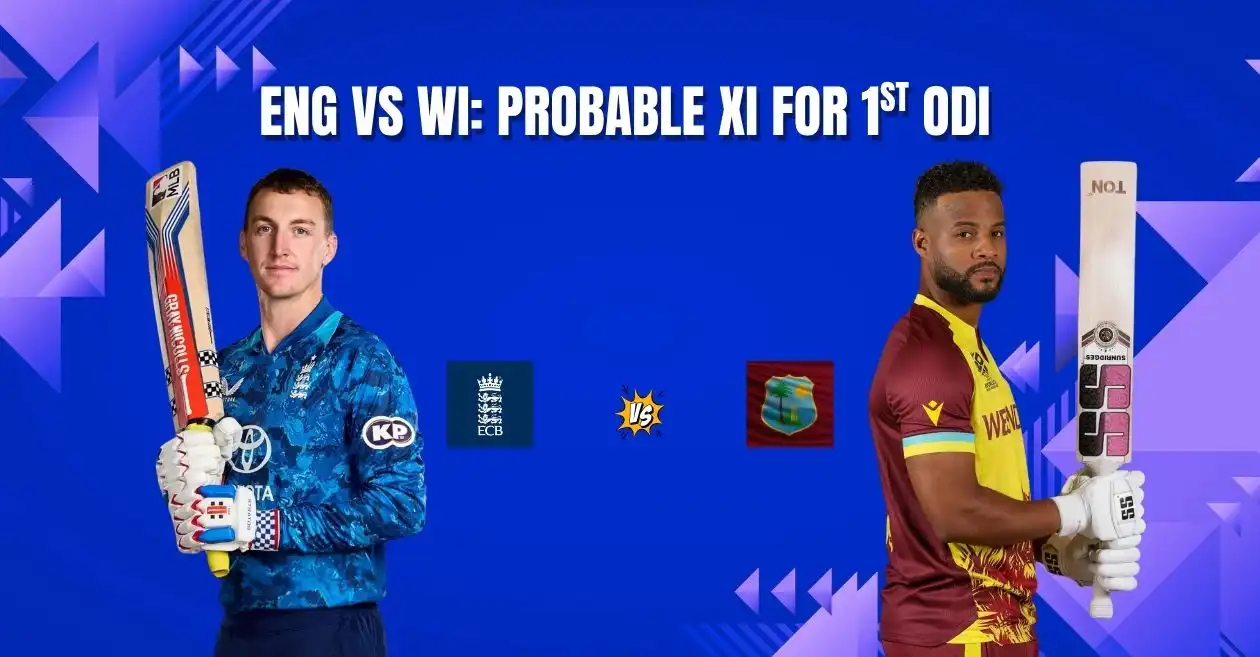 England vs West Indies 2025: Probable XI, Pitch & Weather report for the first ODI