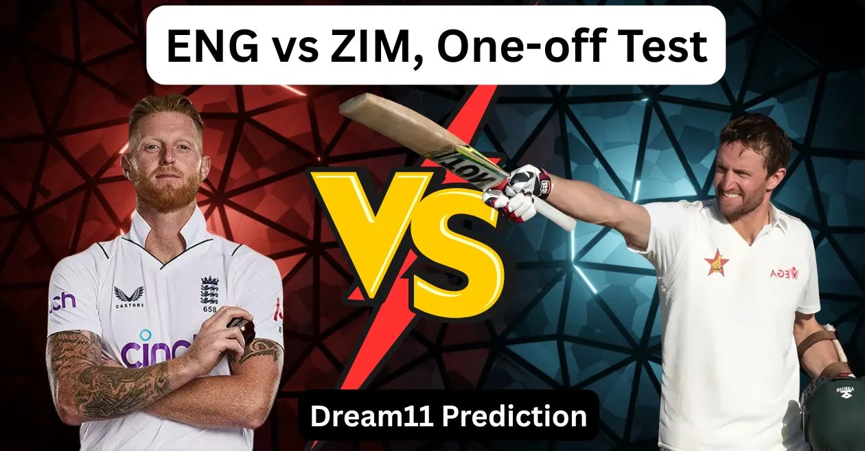 ENG vs ZIM 2025, One-off Test: Dream11 Prediction, Fantasy Cricket Tips & Pitch Report | England vs Zimbabwe