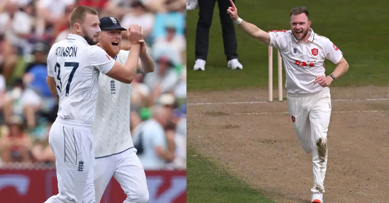 Sam Cook earns maiden call-up as England unveils squad for the one-off Test against Zimbabwe