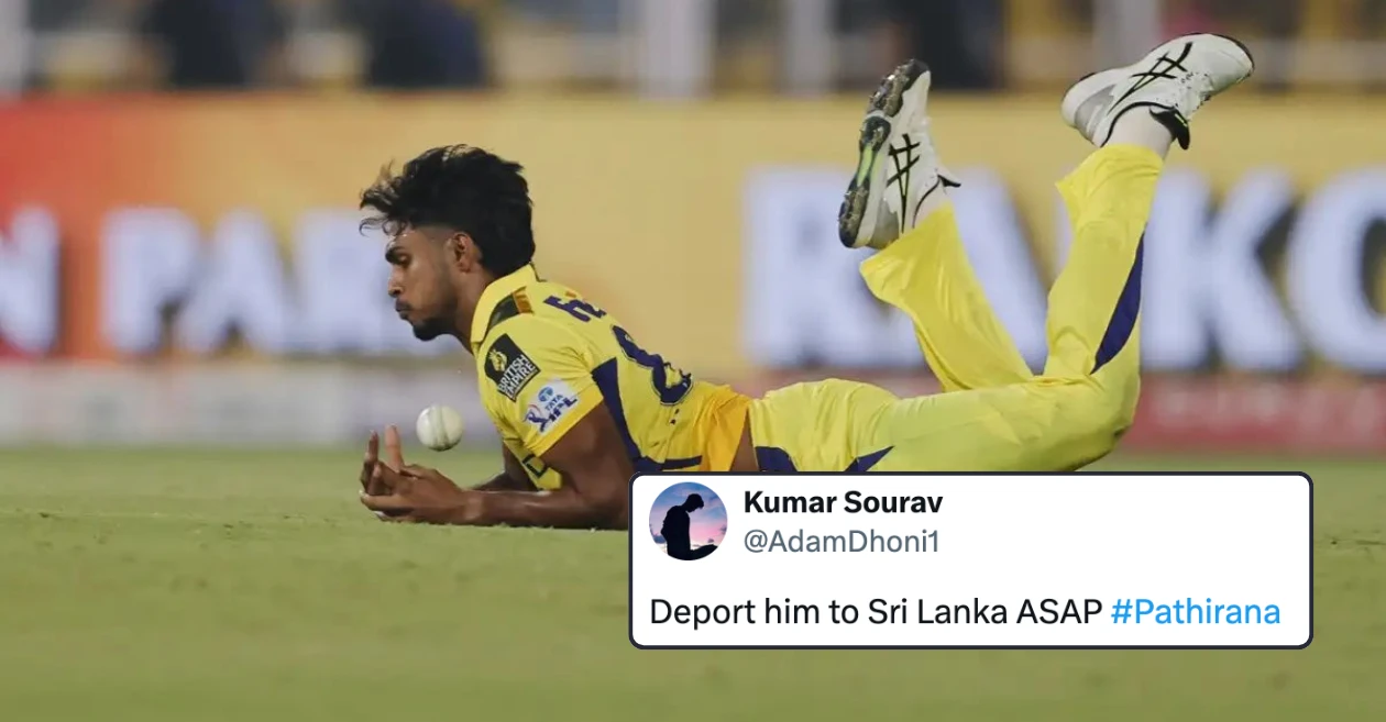 “Deport him to Sri Lanka ASAP”: Fans slam CSK pacer Matheesha Pathirana for leaking runs in IPL 2025