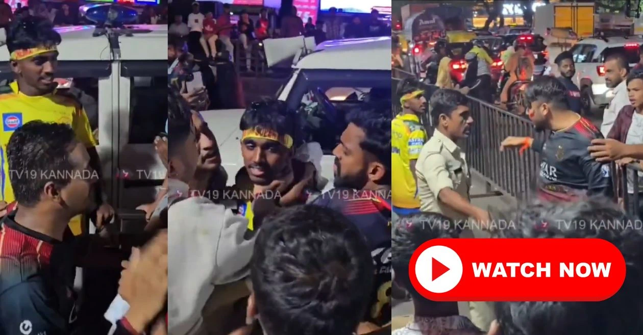 WATCH: Tensions flare between RCB and CSK supporters after a dramatic IPL 2025 showdown