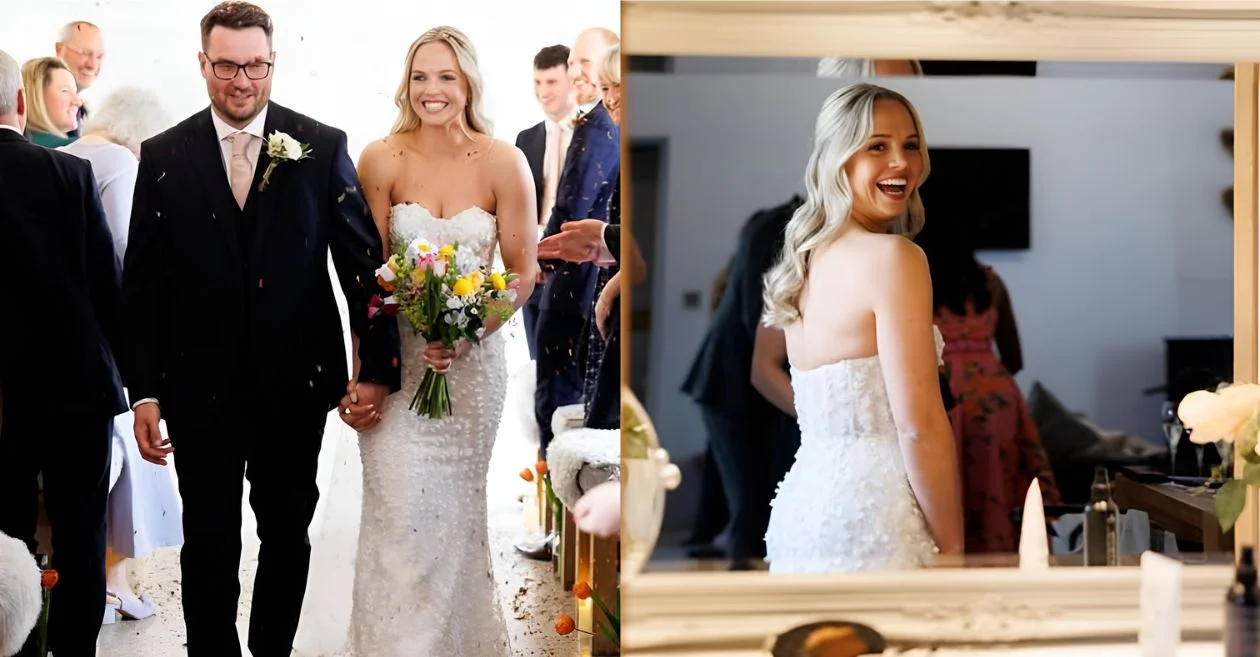 England pacer Freya Davies marries her longtime partner Andy Blood; pics go viral