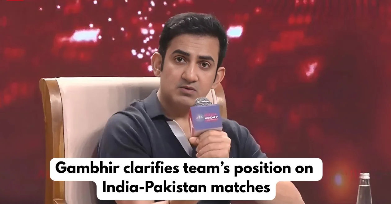 “Absolutely no”: Gautam Gambhir shares his bold stance on India-Pakistan cricket relations