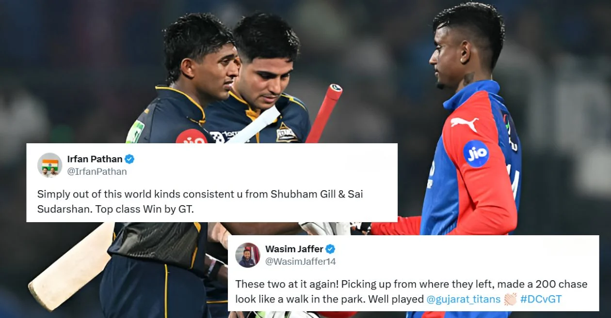 IPL 2025: Netizens erupt as Sai Sudharsan’s ton and Shubman Gill’s unbeaten 93 help Gujarat Titans demolish Delhi Capitals by 10 wickets
