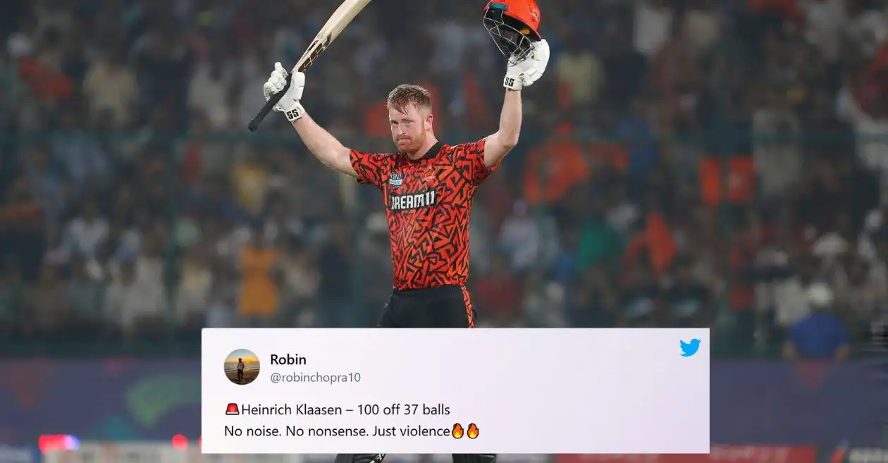 Fans go wild as Heinrich Klaasen hits joint third-fastest century in SRH vs KKR IPL 2025 clash