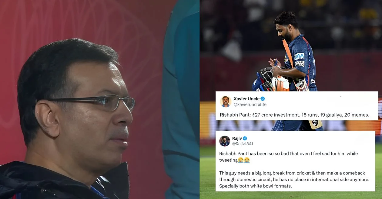 ‘Nightmare for Goenka’: Fans brutally troll LSG skipper Rishabh Pant after poor show with the bat against PBKS in IPL 2025