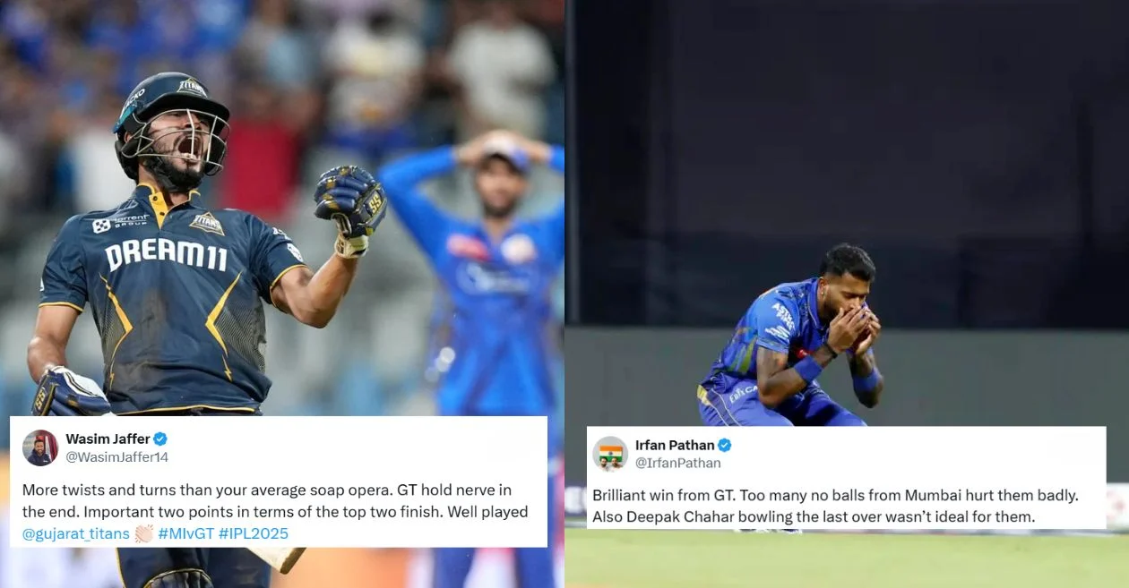 IPL 2025: Fans erupt as Gujarat Titans clinch nail-biter to end Mumbai Indians’ 6-game winning spree