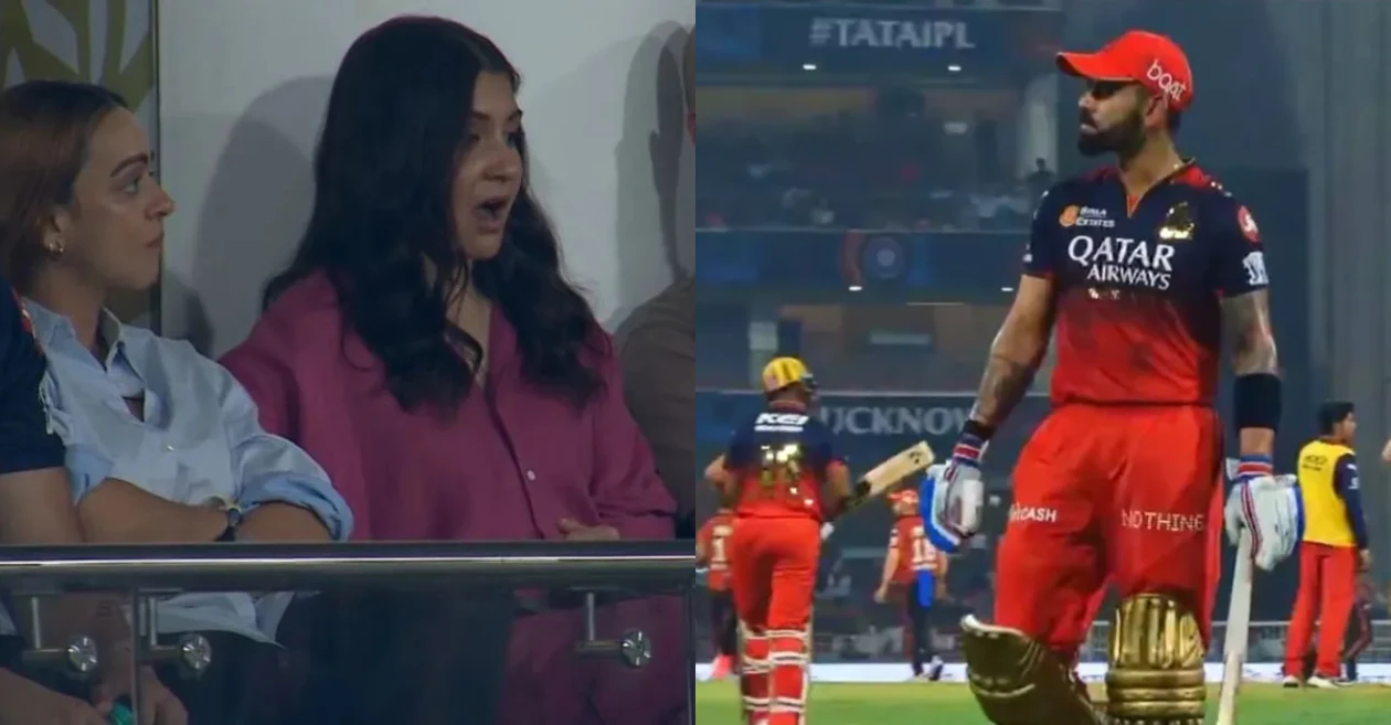 IPL 2025: Anushka Sharma’s stunned reaction perfectly sums up Virat Kohli’s dismissal during the RCB vs SRH clash