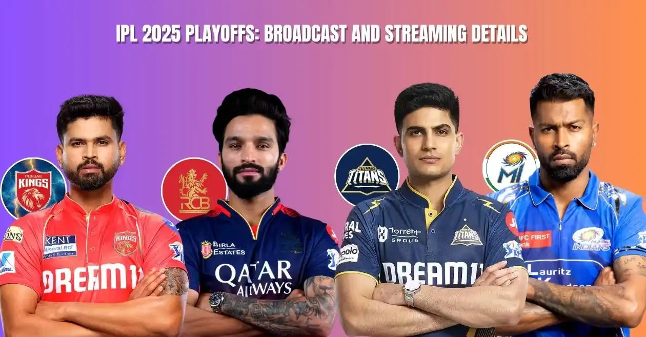 IPL 2025 Playoffs: Broadcast, Live streaming details – When and Where to watch in India, Australia, US, UK, Canada & other countries