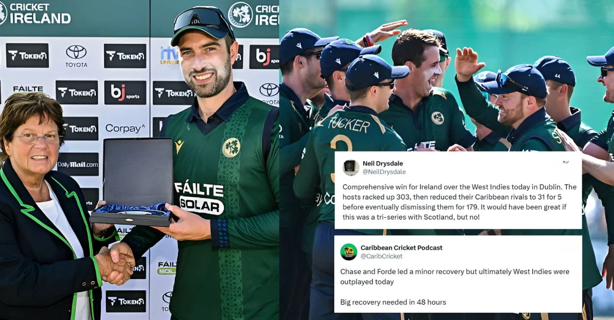 Andrew Balbirnie’s ton powers Ireland to a historic win over West Indies in 1st ODI