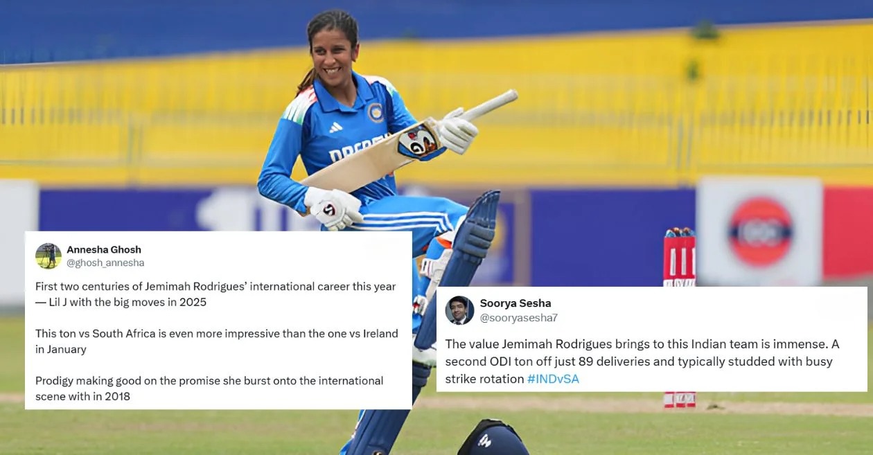 Jemimah Rodrigues stars in India’s victory over South Africa to clinch final spot in Women’s ODI Tri-Series