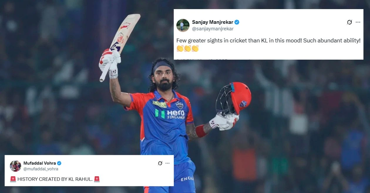 IPL 2025: Fans go gaga as KL Rahul smashes a historic century for Delhi Capitals against Gujarat Titans