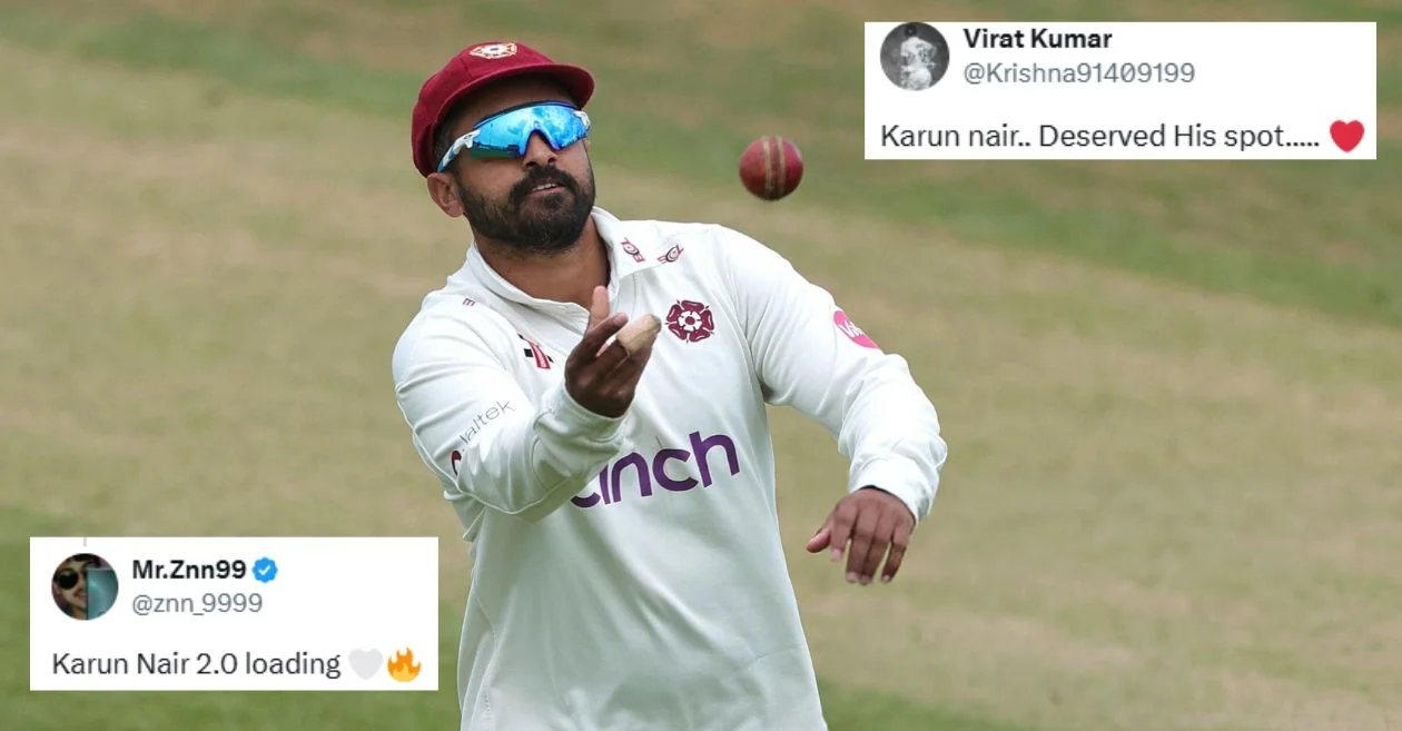 Fans celebrate as Karun Nair makes long-awaited comeback to India A squad
