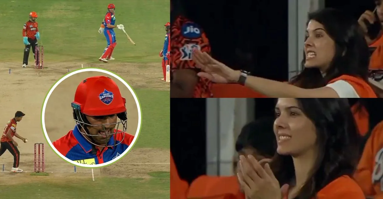 IPL 2025 [WATCH]: Kavya Maran spotted directing SRH bowler amid confusion between DC batters’ Tristan Stubbs and Vipraj Nigam