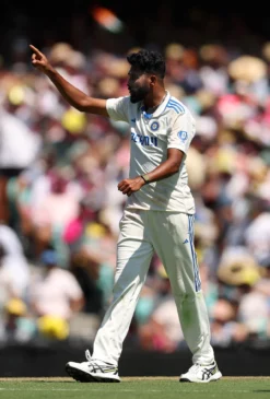 Mohammad Siraj in whites