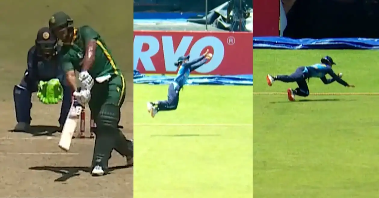 WATCH: Nilakshi de Silva plucks a jaw-dropping catch to dismiss Chloe Tryon in Women’s ODI tri-series – SL vs SA